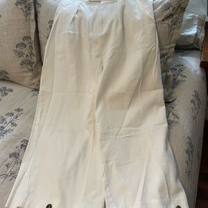 Mustard Seed Ivory Wide-leg Pants